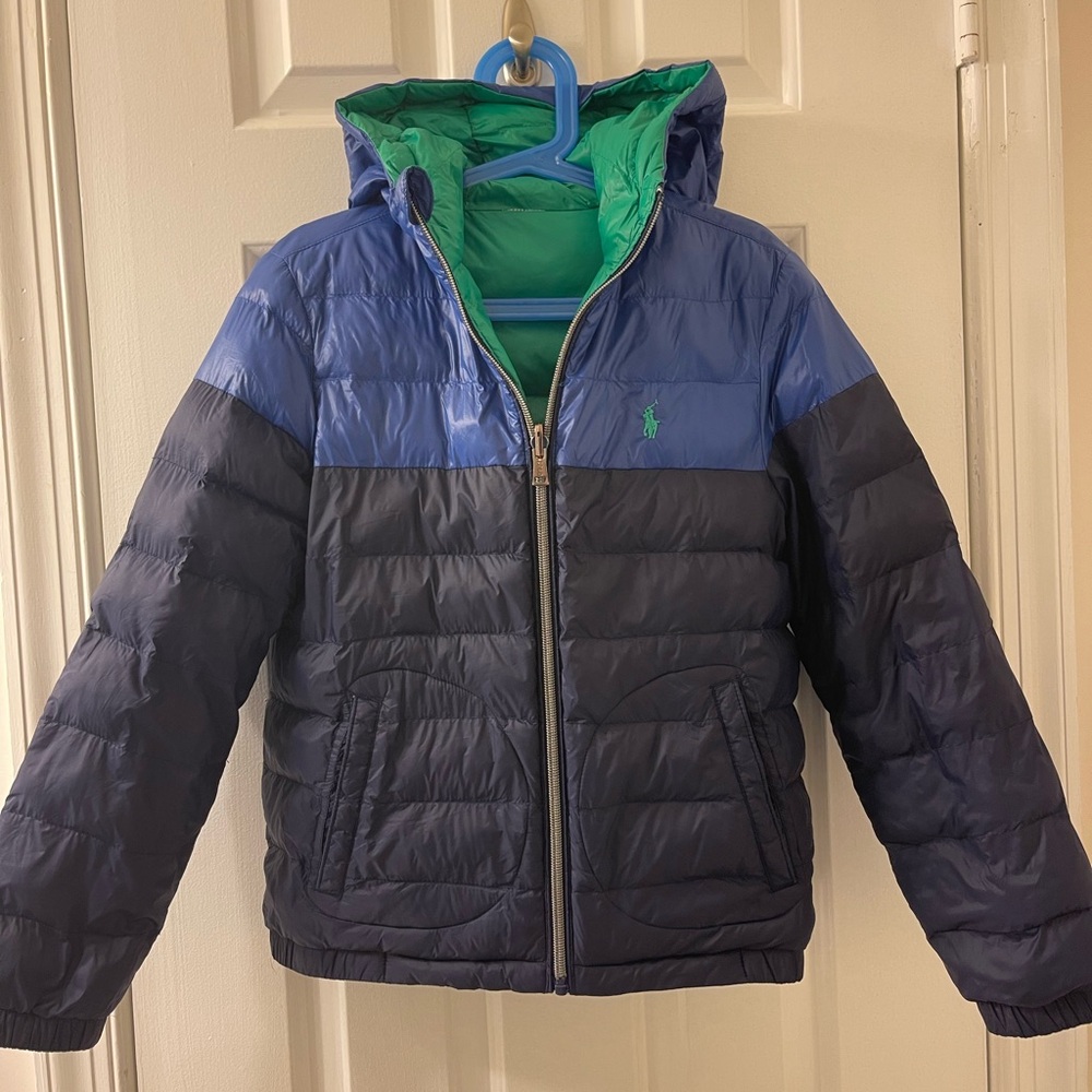 ❌SOLD❌ Polo Ralph Lauren Reversible Hooded Jacket for Kids